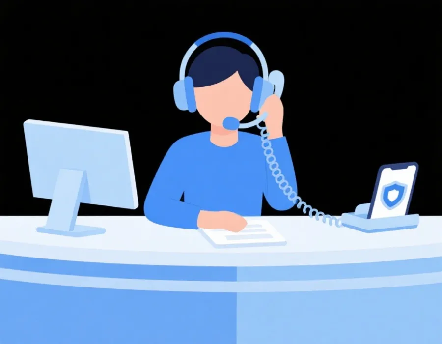 客服与使用支持示意图